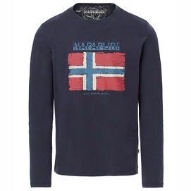 Longsleeve Napapijri Sadrin LS Blu Marine Herren