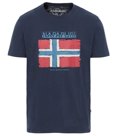 T-Shirt Napapijri Mens Sadrin Blu Marine