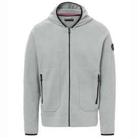 Gilet Napapijri Men Denno Hood Med Grey Mel