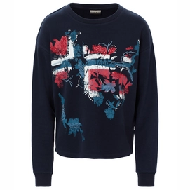 Pullover Napapijri Barni Blu Marine Damen