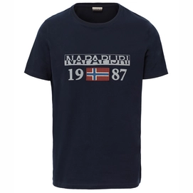 T-Shirt Napapijri Men Solin SS Blu Marine