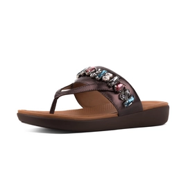 Tong FitFlop Delta Bejewelled Berry
