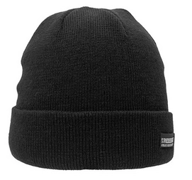 Beanie Poederbaas Natural Basic Black