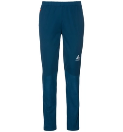 Trainingshose Odlo Stryn Print Blue Opal Herren