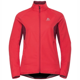 Jacke Odlo Aeolus Element Warm Hibiscus Rumba Red