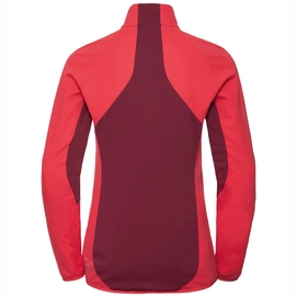 Jas Odlo Women Aeolus Element Warm Hibiscus Rumba Red