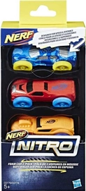 Nerf Nitro Foam Car: 3-Pack Multi