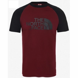 T-Shirt The North Face Mens SS Raglan Easy Tee Deep Garnet Red
