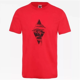 T-Shirt The North Face Mens SS Flash Tee TNF Red TNF Black