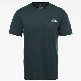 T-Shirt The North Face Mens Reaxion AMP Crew Ponderosa Green Heather