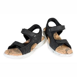 Sandaal Panama Jack Nilo Snake B8 Napa Negro Black