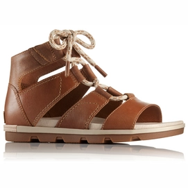 Sorel Women Torpeda Lace II Camel Brown Ancient Fossil