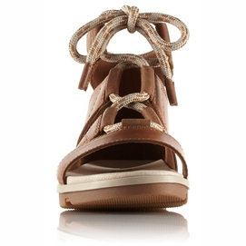 Sorel Women Torpeda Lace II Camel Brown Ancient Fossil