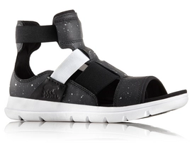 Sorel Women Sorel Explorer Gladiator Black White
