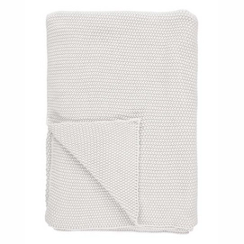 Plaid Marc O'Polo Nordic Knit Plaid Off-White Coton-130 x 170 cm