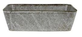 Plat à Four Bitz Stoneware Grey 32 x 19 cm