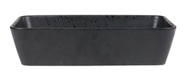 Plat à Four Bitz Stoneware Black 32 x 19 cm
