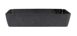 Plat à Four Bitz Stoneware Black 38 x 24 cm