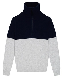 Vest National Geographic Men Wool-Blend Zip Troyer Navy