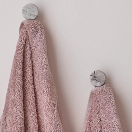 Nero wall hook alba - London towel dusty pink