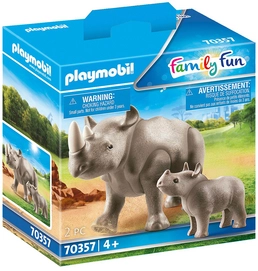 Playmobil City Life Nashorn mit Baby 70357