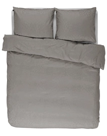 Taies d'oreiller Essenza Nissa Taupe Satin de Coton (65 x 65 cm)