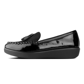 FitFlop Paige™ Faux-Pony Moccasin Black