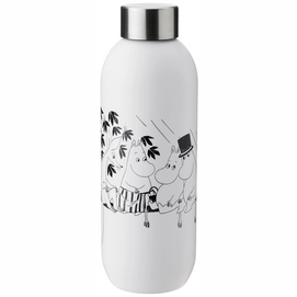 Trinkflasche Stelton Keep Cool Moomin Soft White 750 ml