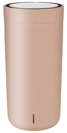Thermal Mug Stelton To Go Click 0.4 L Soft Nude