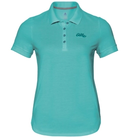 Polo Shirt Odlo Womens S/S Trim Baltic