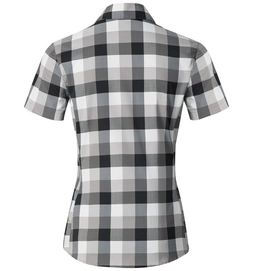 Blouse Odlo Womens Blouse Fairview Black Concrete Grey White