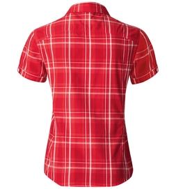 Blouse Odlo Womens Blouse Anmore Bittersweet Chinese Red White Check