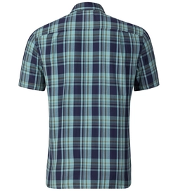 Blouse Odlo Mens Anmore Peacoat Nile Blue Four Leaf Clover Check
