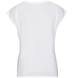 T-Shirt Odlo Women BL Top Crew Neck SS Kumano Dry White Placed Print