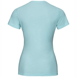 T-Shirt Odlo Women BL Top Crew Neck SS Kumano Logo Iced Aqua Placed Print