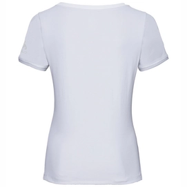 T-Shirt Odlo Women BL Top Crew Neck SS Kumano F-Dry Print White Placed Print