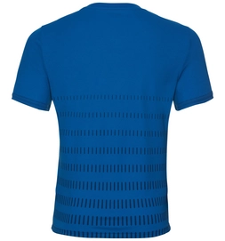 T-Shirt Odlo Men BL Top Crew Neck SS Nikko F-Dry Print Energy Blue Placed Print