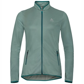Fleecejacke Odlo Midlayer Full Zip Fli Bayou Surf Spray Stripes Damen