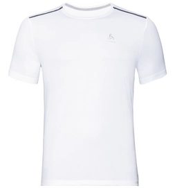 T-Shirt Odlo Men Top Crew Neck S/S F-Dry Pro White