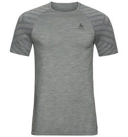 T-Shirt Odlo Top Crew Neck S/S Kinship Seamless Grey Melange Herren