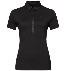 Poloshirt Odlo S/S Shelby Schwarz Damen