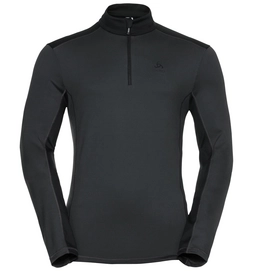 Skipully Odlo Midlayer 1/2 Zip Steeze Men Black Graphite Grey