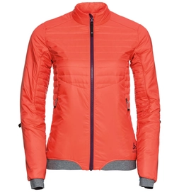 Jas Odlo Cocoon S Zip In Women Hot Coral