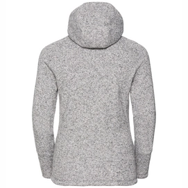 Vest Odlo Women Hoody Midlayer Full Zip Sherpa Hoody Grey Melange