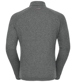 Vest Odlo Men Midlayer Full Zip Sherpa Jacket Grey Melange