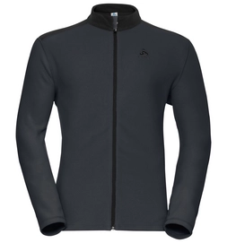 Vest Odlo Midlayer Full Zip Le Tour Men Graphite Grey Black