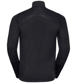 Vest Odlo Men Midlayer Full Zip Engage Black Odlo Graphite Grey