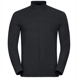 Fleecejacke Odlo Midlayer Full Zip Unity Kinship Black Melange Herren