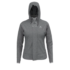 Vest Odlo Women Midlayer Full Zip Skadi X-Warm Grey Melange