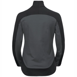 Vest Odlo Women Midlayer Full Zip Skadi Light Odlo Graphite Grey Black